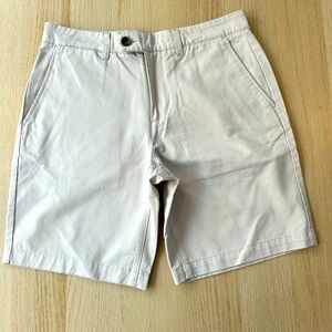 Criquet Men's Flat Front Shorts - Light Tan